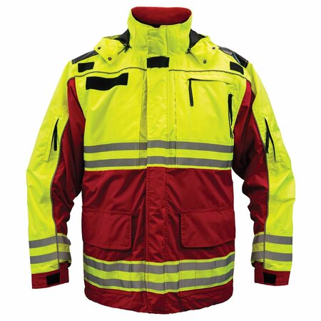 GAME WORKWEAR The Rescue Jacket, Yellow/Red, Size 3X 3555